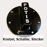 Schalter / Stecker / Kabel / Knebel / Steckdose